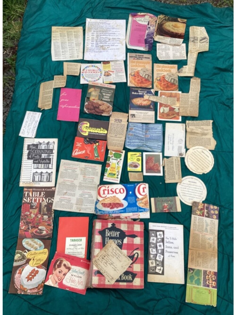 MCM Better Homes and Gardens New Cook Book Binder + Lot of Food Related Ephemera - Picture 2 of 15